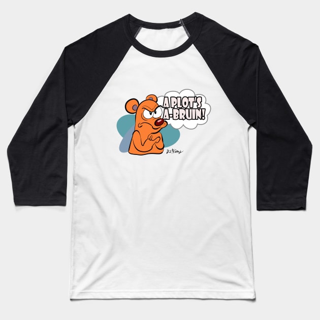 A Plot's A-Bruin! Baseball T-Shirt by D.J. Berry